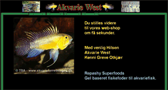 Desktop Screenshot of akvariewest.dk